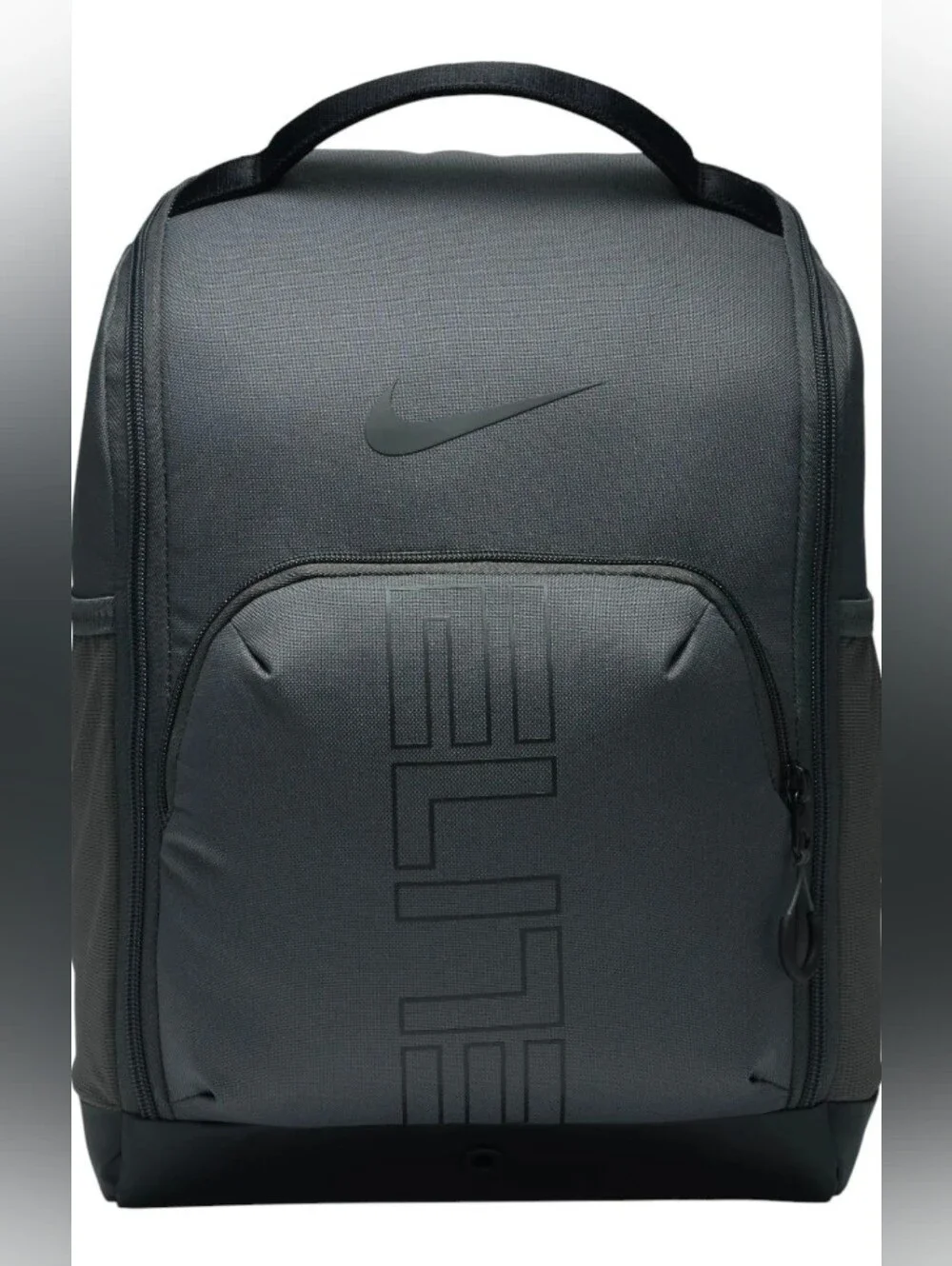 Nike Varsity Elite Shoe Bag Gray & Black NEW